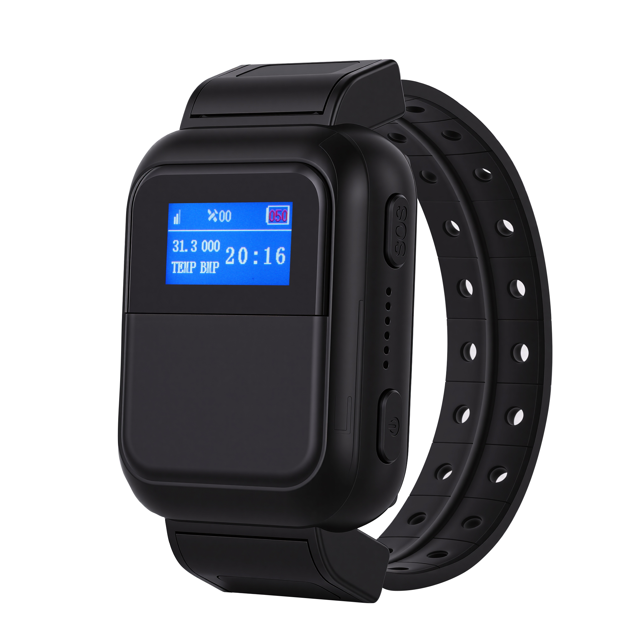 GPS Tracking Watch with Anti-Tamper Alert & Real-Time Location Waterproof